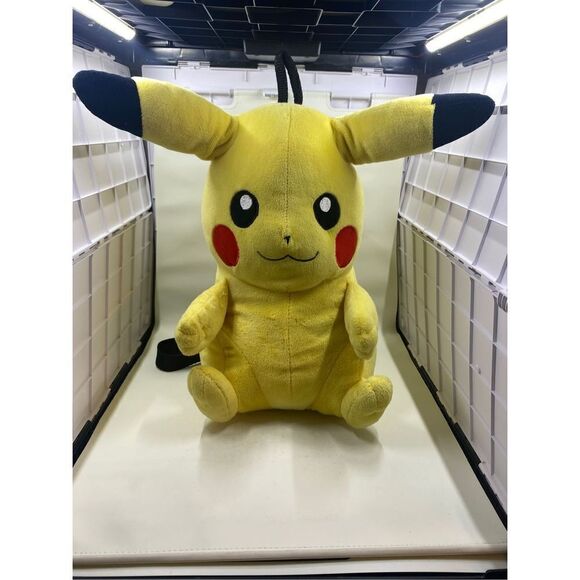 Pickachu Plush Backpack W/ Adjustable Straps - Picture 1 of 5